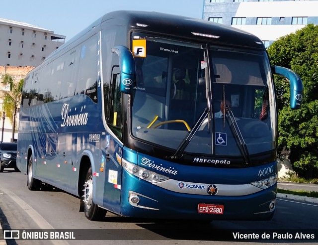 Divinéia Turismo 4000 na cidade de Aparecida, São Paulo, Brasil, por Vicente de Paulo Alves. Número da foto: #10628896.