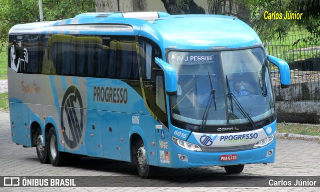 Auto Viação Progresso 6016 na cidade de João Pessoa, Paraíba, Brasil, por Carlos Júnior. Número da foto: #10630009.