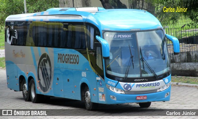 Auto Viação Progresso 6016 na cidade de João Pessoa, Paraíba, Brasil, por Carlos Júnior. ID da foto: 10630009.