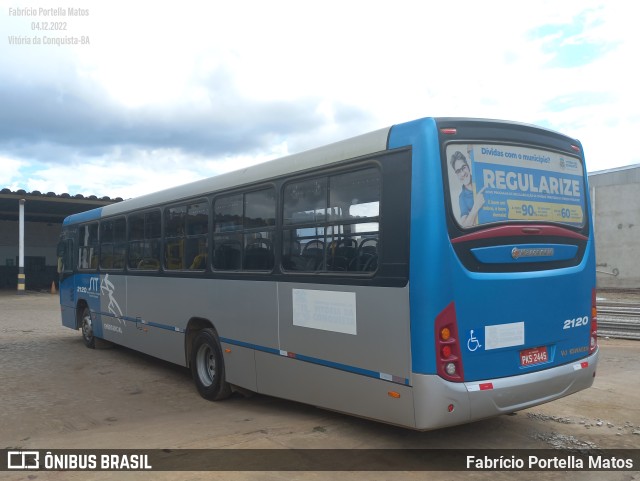 ATT - Atlântico Transportes e Turismo - Vitória da Conquista 2120 na cidade de Vitória da Conquista, Bahia, Brasil, por Fabrício Portella Matos. Número da foto: #10630412.