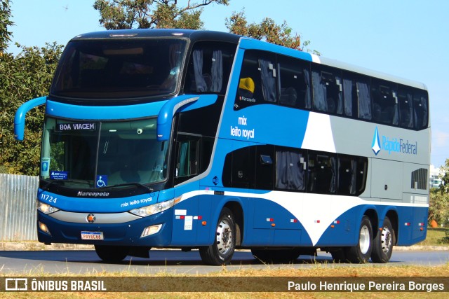 Rápido Federal 11724 na cidade de Brasília, Distrito Federal, Brasil, por Paulo Henrique Pereira Borges. Número da foto: #10631819.