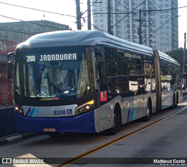 Next Mobilidade - ABC Sistema de Transporte 8308 na cidade de Diadema, São Paulo, Brasil, por Matheus Costa. Número da foto: #10630181.