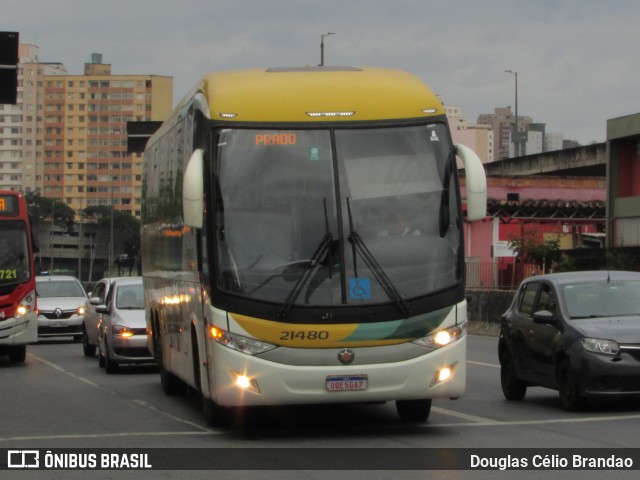 Empresa Gontijo de Transportes 21480 na cidade de Belo Horizonte, Minas Gerais, Brasil, por Douglas Célio Brandao. ID da foto: 10630631.