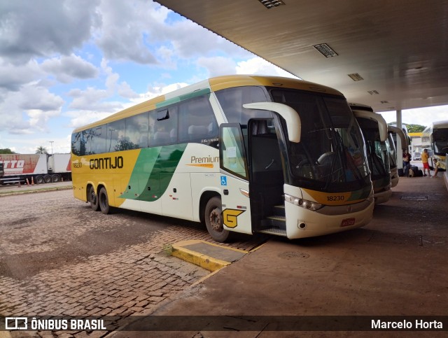 Empresa Gontijo de Transportes 18230 na cidade de Ribeirão Preto, São Paulo, Brasil, por Marcelo Horta. ID da foto: 10629132.