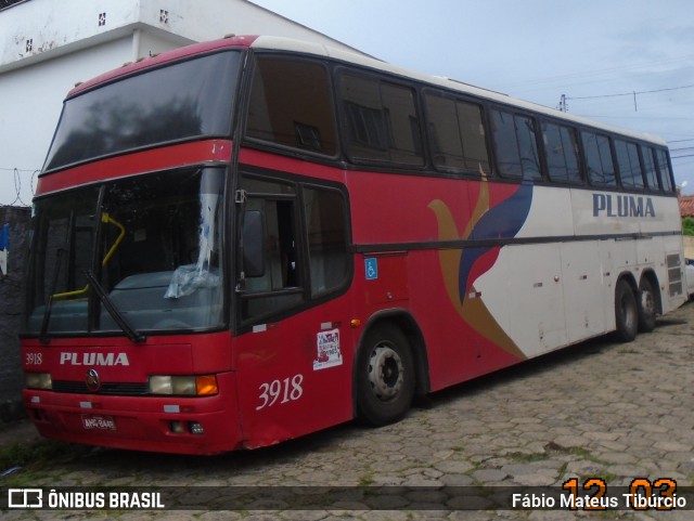 Pluma Conforto e Turismo 3918 na cidade de Três Corações, Minas Gerais, Brasil, por Fábio Mateus Tibúrcio. ID da foto: 10631470.