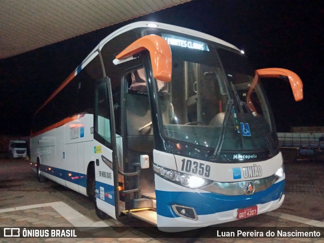 Expresso União 10359 na cidade de Corinto, Minas Gerais, Brasil, por Luan Pereira do Nascimento. Número da foto: #10632365.