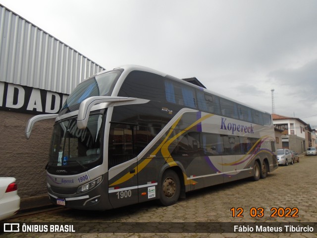 Kopereck Turismo 1900 na cidade de Três Corações, Minas Gerais, Brasil, por Fábio Mateus Tibúrcio. Número da foto: #10631441.