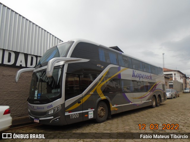 Kopereck Turismo 1900 na cidade de Três Corações, Minas Gerais, Brasil, por Fábio Mateus Tibúrcio. ID da foto: 10631441.