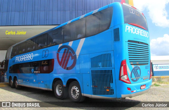 Auto Viação Progresso 6077 na cidade de Caruaru, Pernambuco, Brasil, por Carlos Júnior. ID da foto: 10630923.