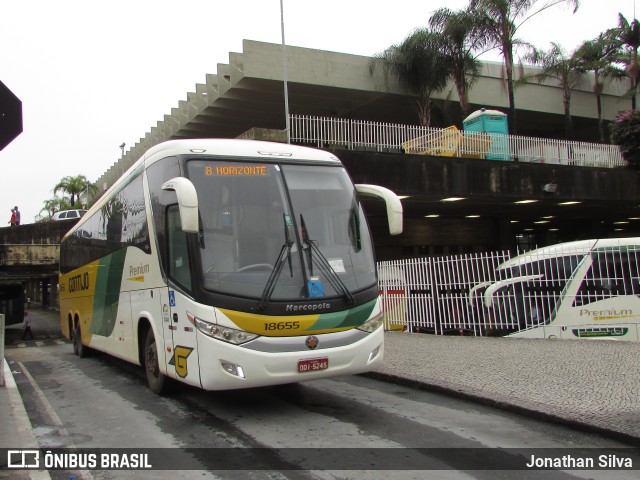 Empresa Gontijo de Transportes 18655 na cidade de Belo Horizonte, Minas Gerais, Brasil, por Jonathan Silva. ID da foto: 10628549.