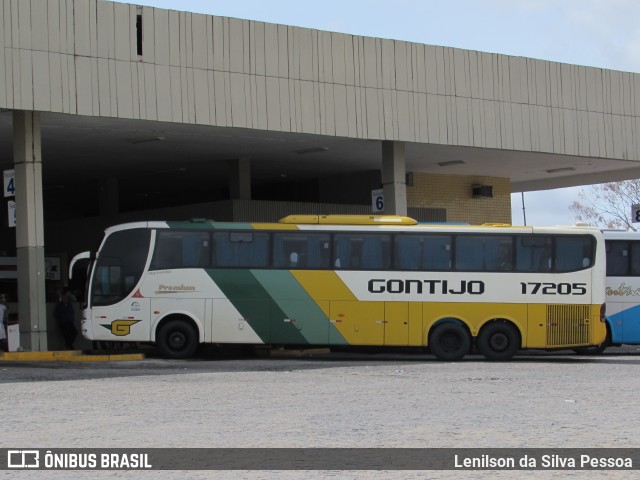 Empresa Gontijo de Transportes 17205 na cidade de Caruaru, Pernambuco, Brasil, por Lenilson da Silva Pessoa. ID da foto: 10629398.