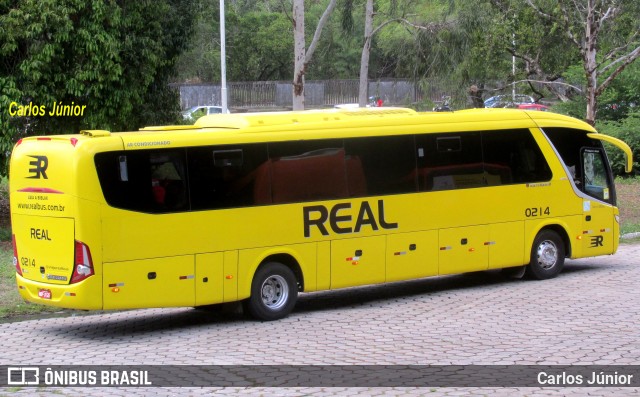 Expresso Real Bus 0214 na cidade de João Pessoa, Paraíba, Brasil, por Carlos Júnior. Número da foto: #10629223.