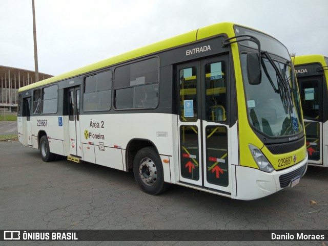 Viação Pioneira 229687 na cidade de Brasília, Distrito Federal, Brasil, por Danilo Moraes. Número da foto: #10630370.