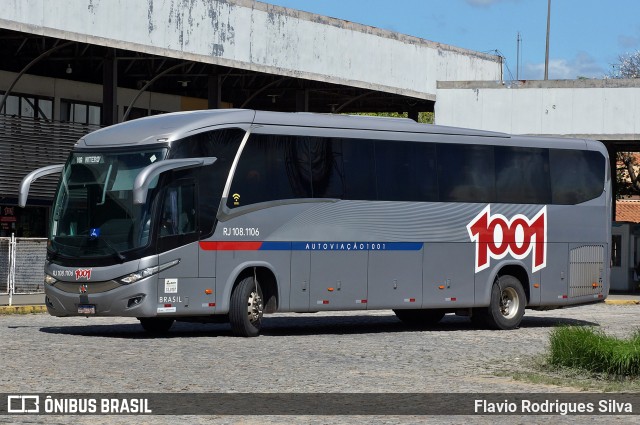 Auto Viação 1001 RJ 108.1106 na cidade de Campos dos Goytacazes, Rio de Janeiro, Brasil, por Flavio Rodrigues Silva. ID da foto: 10630387.