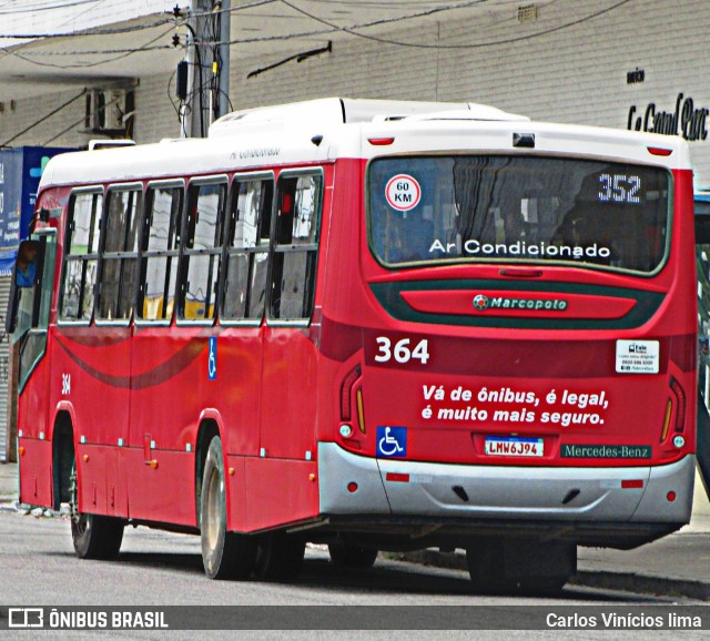 Auto Viação Salineira 364 na cidade de Cabo Frio, Rio de Janeiro, Brasil, por Carlos Vinícios lima. ID da foto: 10632651.