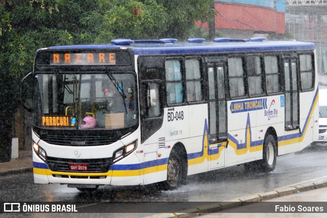 Belém Rio Transportes BD-048 na cidade de Belém, Pará, Brasil, por Fabio Soares. Número da foto: #10629196.