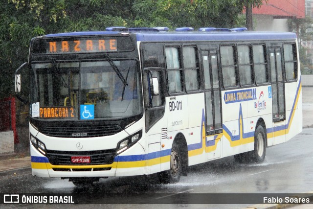 Belém Rio Transportes BD-011 na cidade de Belém, Pará, Brasil, por Fabio Soares. Número da foto: #10629182.
