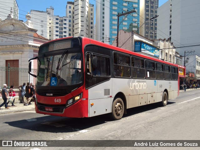 TUSMIL - Transporte Urbano São Miguel 649 na cidade de Juiz de Fora, Minas Gerais, Brasil, por André Luiz Gomes de Souza. ID da foto: 10634905.