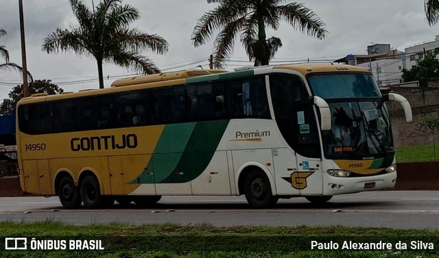 Empresa Gontijo de Transportes 14950 na cidade de Betim, Minas Gerais, Brasil, por Paulo Alexandre da Silva. ID da foto: 10634456.