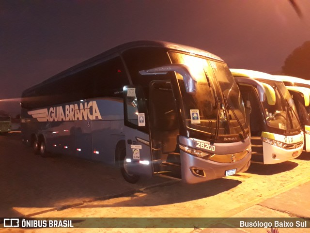 Viação Águia Branca 28200 na cidade de Teixeira de Freitas, Bahia, Brasil, por Busólogo Baixo Sul. ID da foto: 10634857.