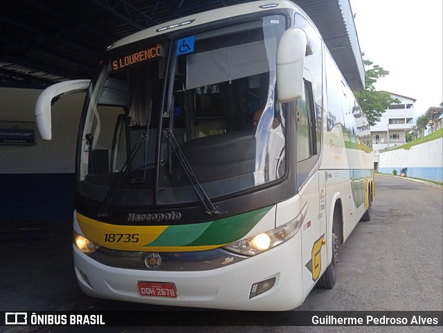 Empresa Gontijo de Transportes 18735 na cidade de Lambari, Minas Gerais, Brasil, por Guilherme Pedroso Alves. Número da foto: #10636314.