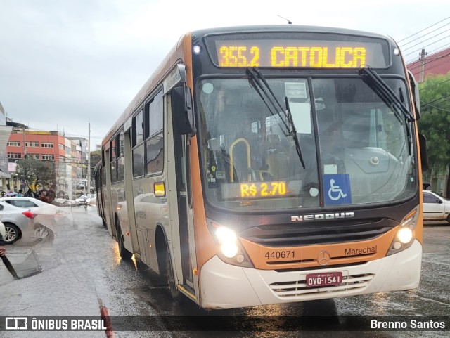 Auto Viação Marechal Brasília 440671 na cidade de Taguatinga, Distrito Federal, Brasil, por Brenno Santos. Número da foto: #10636582.