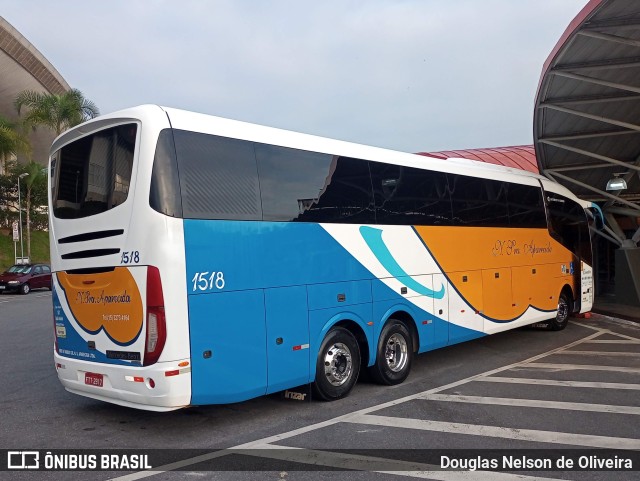 Empresa de Ônibus Circular Nossa Senhora Aparecida 1518 na cidade de Aparecida, São Paulo, Brasil, por Douglas Nelson de Oliveira. ID da foto: 10634413.