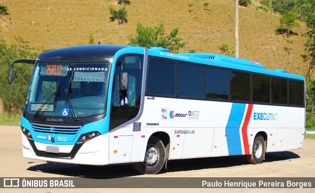 Auto Viação Jabour D86721 na cidade de Paracambi, Rio de Janeiro, Brasil, por Paulo Henrique Pereira Borges. Número da foto: #10635987.