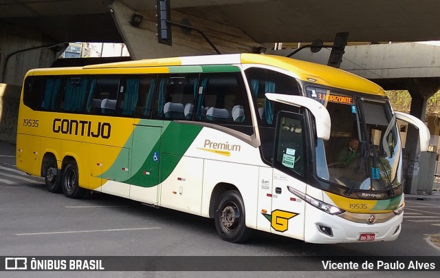 Empresa Gontijo de Transportes 19535 na cidade de Belo Horizonte, Minas Gerais, Brasil, por Vicente de Paulo Alves. ID da foto: 10633133.