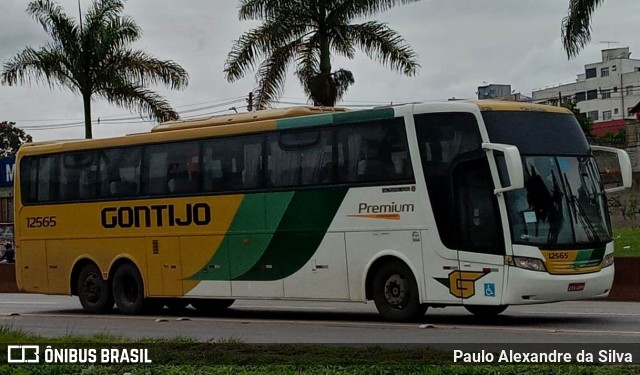 Empresa Gontijo de Transportes 12565 na cidade de Betim, Minas Gerais, Brasil, por Paulo Alexandre da Silva. ID da foto: 10634451.