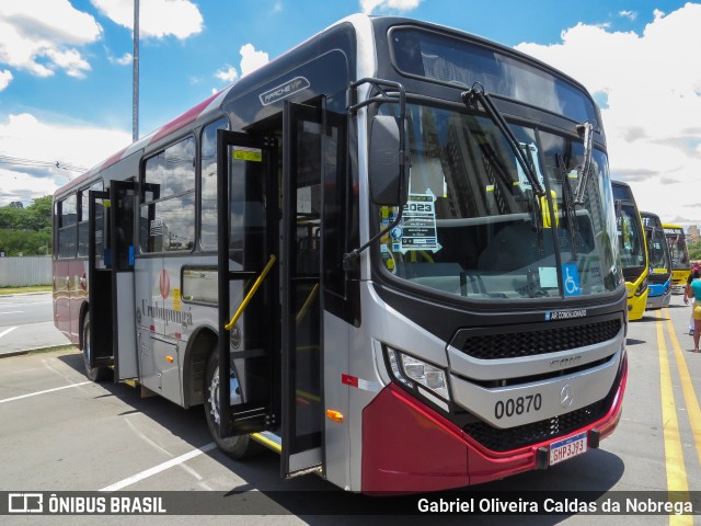 Auto Viação Urubupungá 00870 na cidade de Barueri, São Paulo, Brasil, por Gabriel Oliveira Caldas da Nobrega. Número da foto: #10635534.