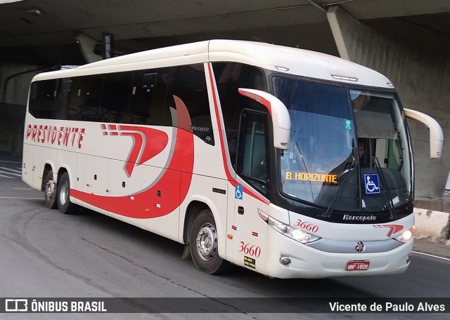 Viação Presidente 3660 na cidade de Belo Horizonte, Minas Gerais, Brasil, por Vicente de Paulo Alves. Número da foto: #10633122.
