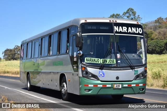 Transportes Naranjo X11 na cidade de Grecia, Alajuela, Costa Rica, por Alejandro Gutiérrez. Número da foto: #10634896.