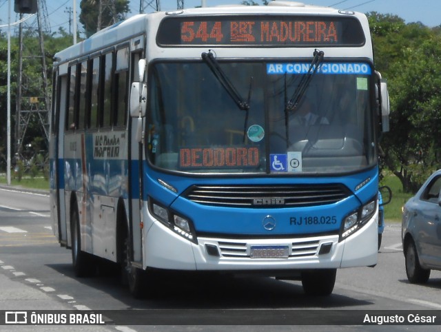 Viação Nossa Senhora da Penha RJ 188.025 na cidade de Nova Iguaçu, Rio de Janeiro, Brasil, por Augusto César. Número da foto: #10632904.