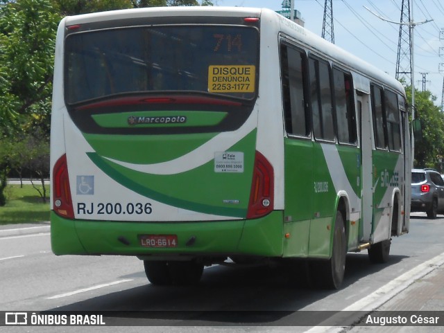 Viação São José RJ 200.036 na cidade de Nova Iguaçu, Rio de Janeiro, Brasil, por Augusto César. Número da foto: #10632906.