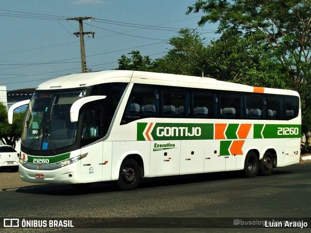 Empresa Gontijo de Transportes 21260 na cidade de Teresina, Piauí, Brasil, por Luan Araujo. ID da foto: 10635439.