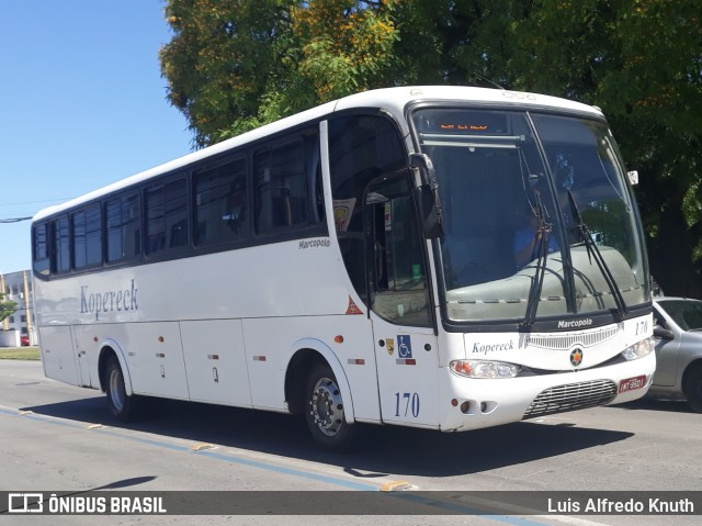 Kopereck Turismo 170 na cidade de Pelotas, Rio Grande do Sul, Brasil, por Luis Alfredo Knuth. Número da foto: #10633079.