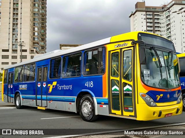 Transportadora Turística Tamboré 418 na cidade de Barueri, São Paulo, Brasil, por Matheus Gabriel dos Santos. ID da foto: 10635270.