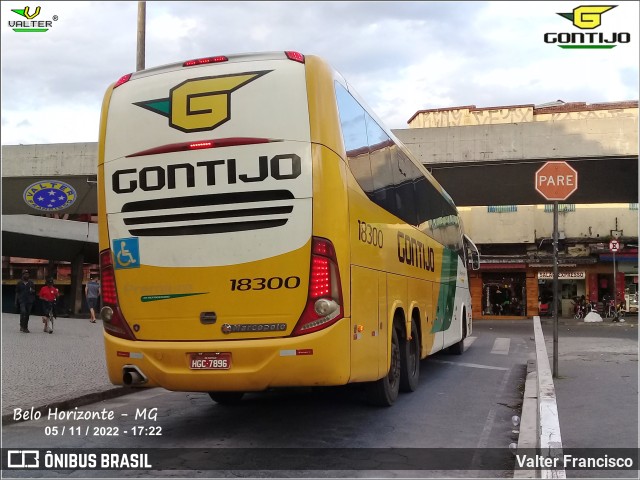 Empresa Gontijo de Transportes 18300 na cidade de Belo Horizonte, Minas Gerais, Brasil, por Valter Francisco. ID da foto: 10634400.