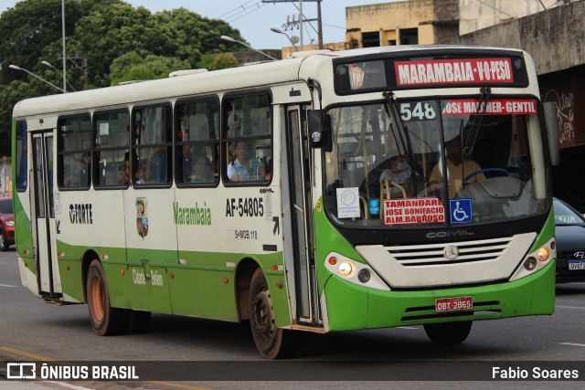Viação Forte AF-54805 na cidade de Belém, Pará, Brasil, por Fabio Soares. Número da foto: #10633537.