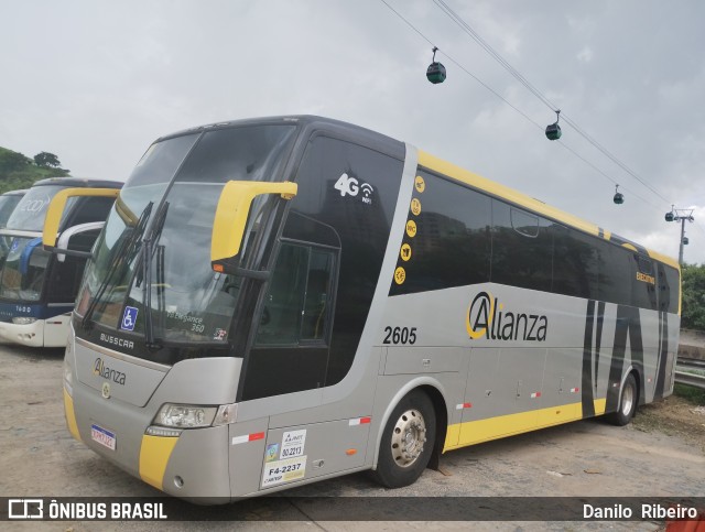 Alianza Transportes Turismo e Locação 2605 na cidade de Aparecida, São Paulo, Brasil, por Danilo  Ribeiro. Número da foto: #10633194.