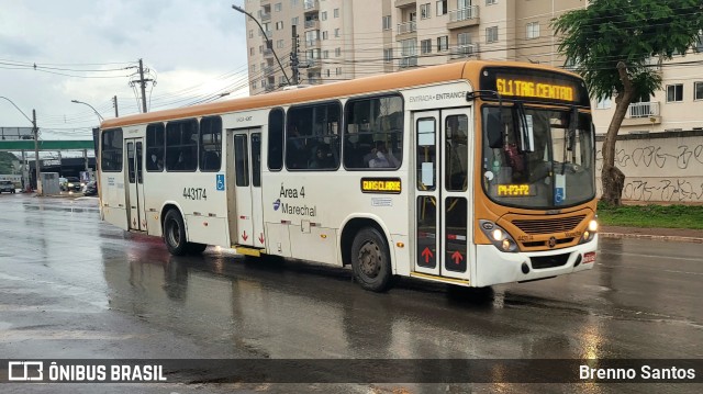 Auto Viação Marechal Brasília 443174 na cidade de Taguatinga, Distrito Federal, Brasil, por Brenno Santos. ID da foto: 10636595.