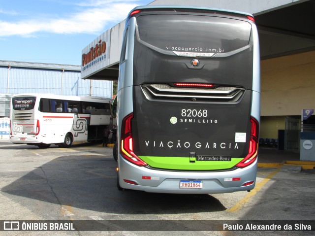 Viação Garcia 82068 na cidade de Sorocaba, São Paulo, Brasil, por Paulo Alexandre da Silva. ID da foto: 10638942.