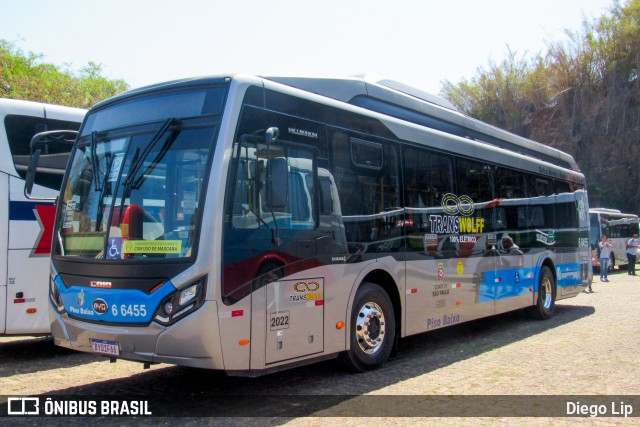 Transwolff Transportes e Turismo 6 6455 na cidade de Campinas, São Paulo, Brasil, por Diego Lip. Número da foto: #10639368.