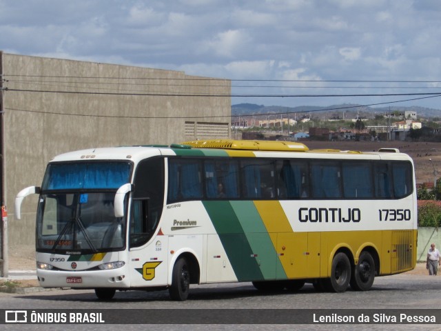 Empresa Gontijo de Transportes 17350 na cidade de Caruaru, Pernambuco, Brasil, por Lenilson da Silva Pessoa. ID da foto: 10637570.