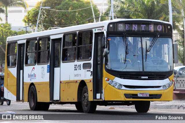 Belém Rio Transportes BD-118 na cidade de Belém, Pará, Brasil, por Fabio Soares. Número da foto: #10637702.