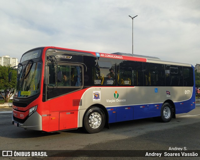 Viação Osasco 0171 na cidade de São Paulo, São Paulo, Brasil, por Andrey  Soares Vassão. Número da foto: #10637630.