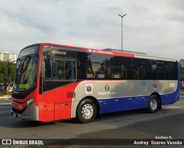 Viação Osasco 0171 na cidade de São Paulo, São Paulo, Brasil, por Andrey  Soares Vassão. ID da foto: 10637630.