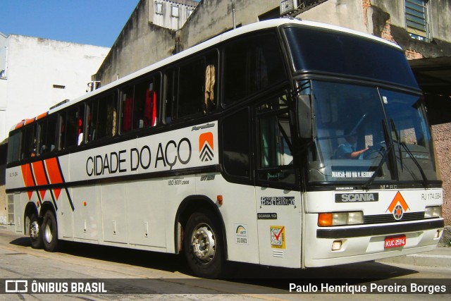Viação Cidade do Aço RJ 174.084 na cidade de Rio de Janeiro, Rio de Janeiro, Brasil, por Paulo Henrique Pereira Borges. Número da foto: #10639363.