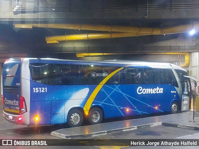 Viação Cometa 15121 na cidade de São Paulo, São Paulo, Brasil, por Herick Jorge Athayde Halfeld. ID da foto: 10638874.